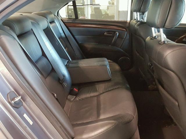 JH4KB16515C012464 - 2005 ACURA RL GRAY photo 6