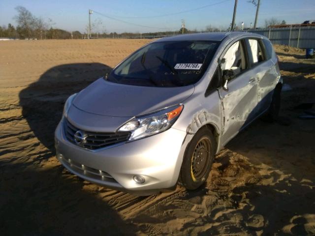 3N1CE2CP3GL379692 - 2016 NISSAN VERSA NOTE SILVER photo 2