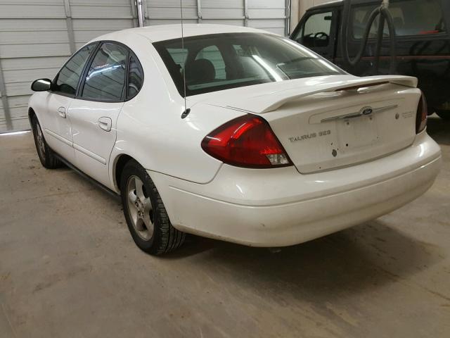 1FAFP55U22A174041 - 2002 FORD TAURUS SES WHITE photo 3