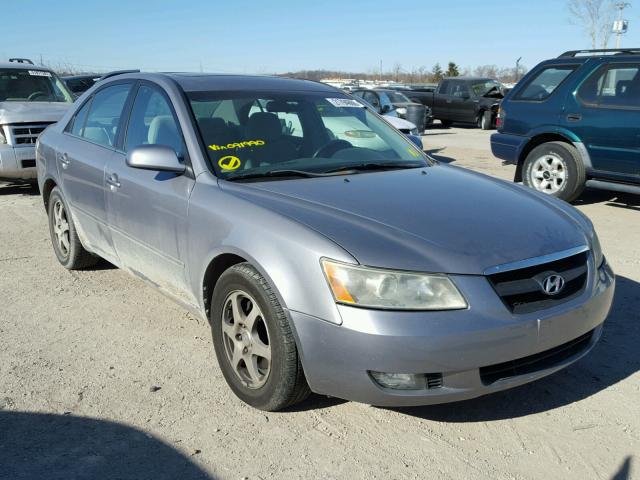 5NPEU46F96H091990 - 2006 HYUNDAI SONATA GLS GRAY photo 1