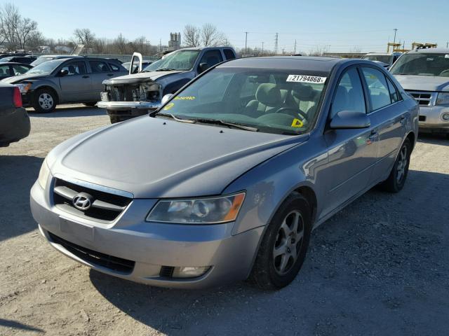 5NPEU46F96H091990 - 2006 HYUNDAI SONATA GLS GRAY photo 2