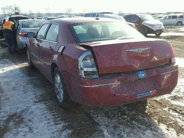 2C3LA53G37H616074 - 2007 CHRYSLER 300 TOURIN MAROON photo 3