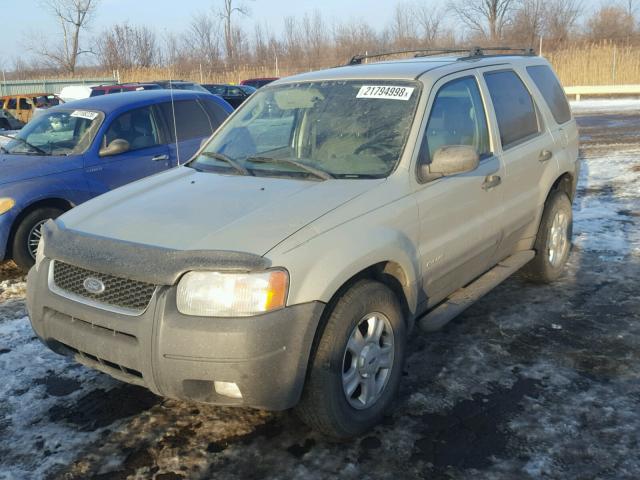 1FMYU03184KB40508 - 2004 FORD ESCAPE XLT BEIGE photo 2