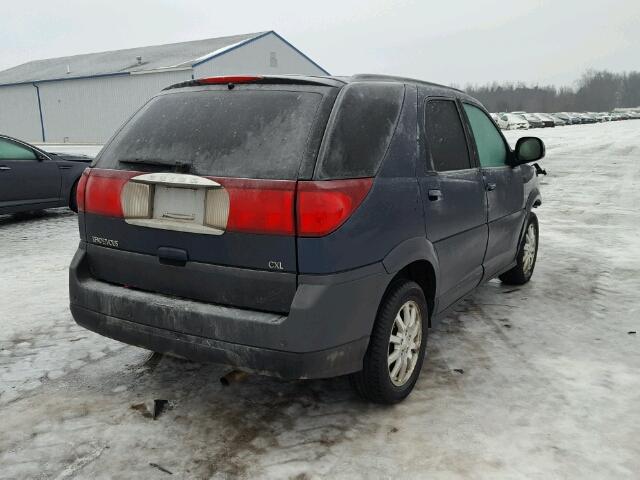 3G5DA03E65S523293 - 2005 BUICK RENDEZVOUS BLUE photo 4