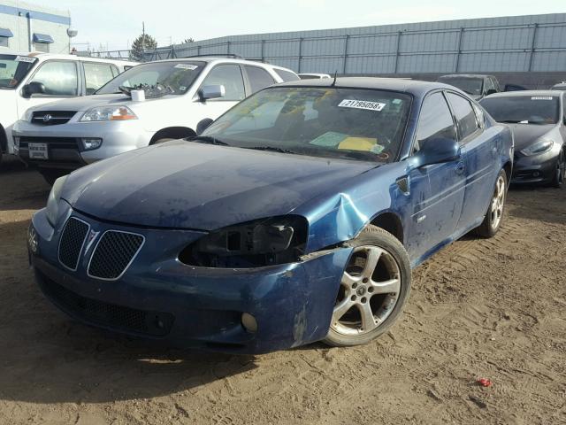 2G2WC52C051346362 - 2005 PONTIAC GRAND PRIX BLUE photo 2