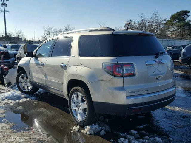 1GKKVSKD7HJ176219 - 2017 GMC ACADIA LIM SILVER photo 3