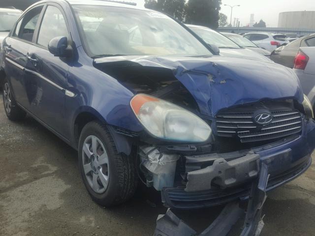 KMHCN46C07U098744 - 2007 HYUNDAI ACCENT GLS BLUE photo 9