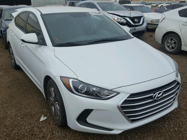 5NPD84LF1HH009337 - 2017 HYUNDAI ELANTRA SE WHITE photo 1