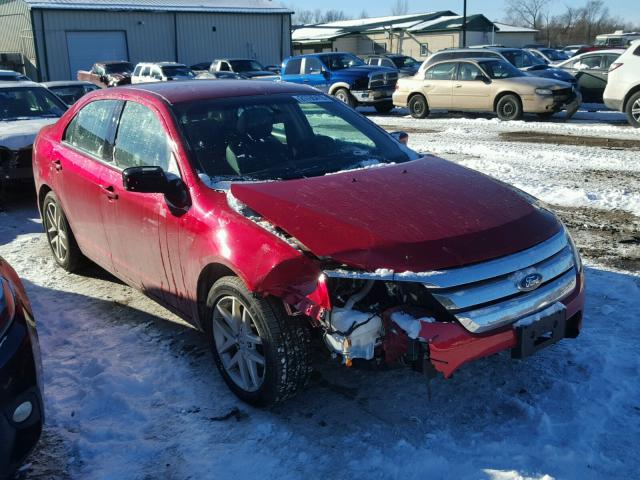 3FAHP0JA8CR283795 - 2012 FORD FUSION SEL RED photo 1