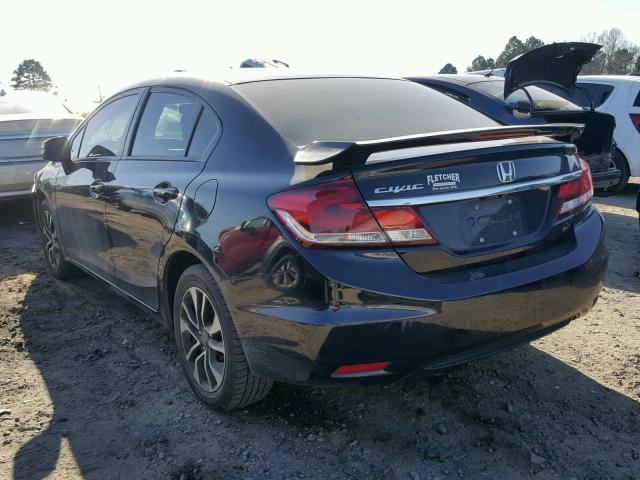 19XFB2F81DE033387 - 2013 HONDA CIVIC EX შავი ფოტო 3