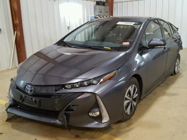 JTDKARFP8H3024863 - 2017 TOYOTA PRIUS PRIM CHARCOAL photo 2