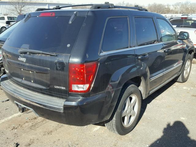 1J4HS58N45C526447 - 2005 JEEP GRAND CHER BLACK photo 4