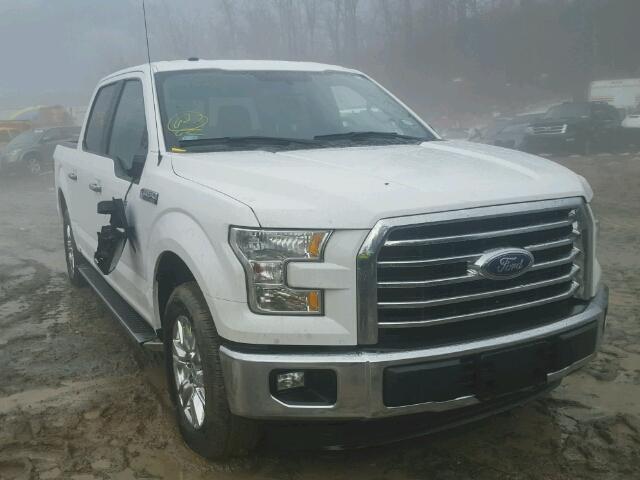 1FTEW1C83GKF16802 - 2016 FORD F150 SUPER WHITE photo 1