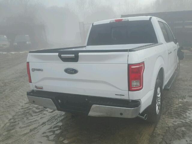 1FTEW1C83GKF16802 - 2016 FORD F150 SUPER WHITE photo 4