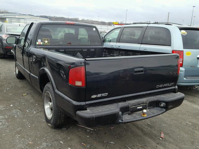 1GCCS195XYK235369 - 2000 CHEVROLET S TRUCK S1 BLACK photo 3