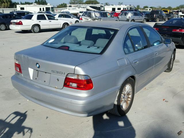 WBADT63412CH95782 - 2002 BMW 530 I AUTO SILVER photo 4