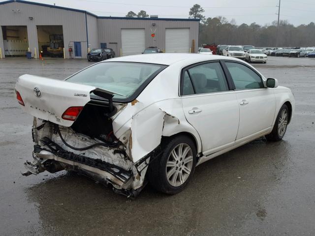 4T1BK36B37U213021 - 2007 TOYOTA AVALON XL WHITE photo 4