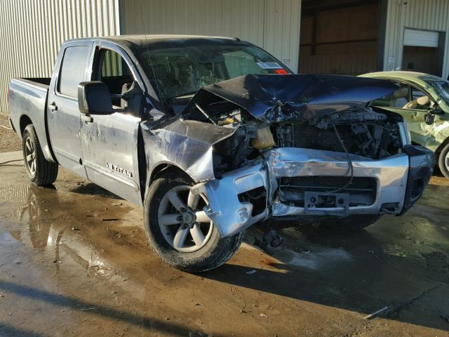 1N6BA07D69N303490 - 2009 NISSAN TITAN XE BLUE photo 1