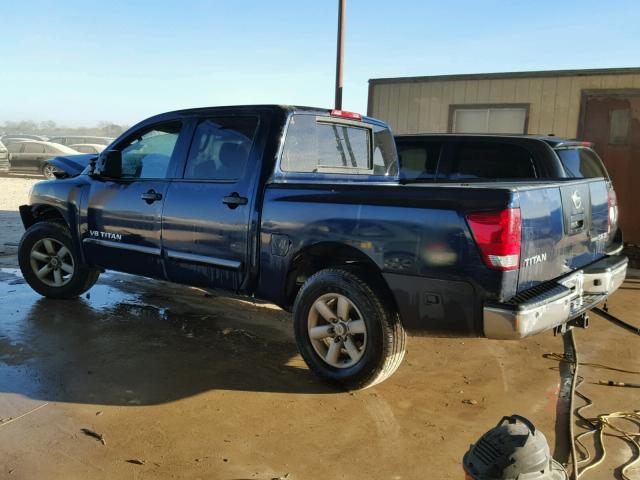 1N6BA07D69N303490 - 2009 NISSAN TITAN XE BLUE photo 3