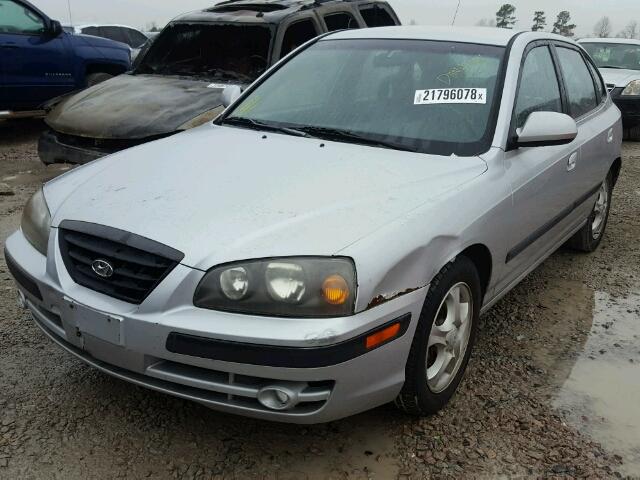 KMHDN56D44U104950 - 2004 HYUNDAI ELANTRA GL GRAY photo 2