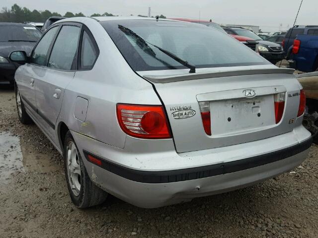 KMHDN56D44U104950 - 2004 HYUNDAI ELANTRA GL GRAY photo 3