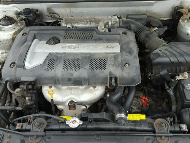 KMHDN56D44U104950 - 2004 HYUNDAI ELANTRA GL GRAY photo 7