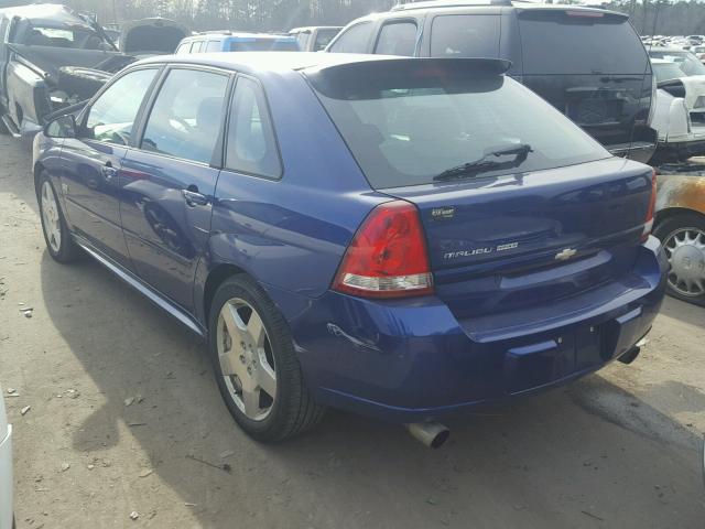 1G1ZW63116F143535 - 2006 CHEVROLET MALIBU MAX BLUE photo 3