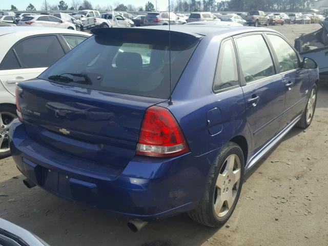 1G1ZW63116F143535 - 2006 CHEVROLET MALIBU MAX BLUE photo 4