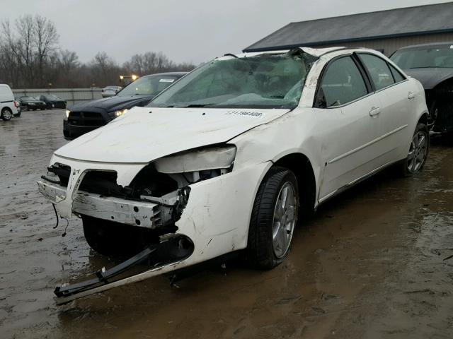 1G2ZH58N374264821 - 2007 PONTIAC G6 GT WHITE photo 2