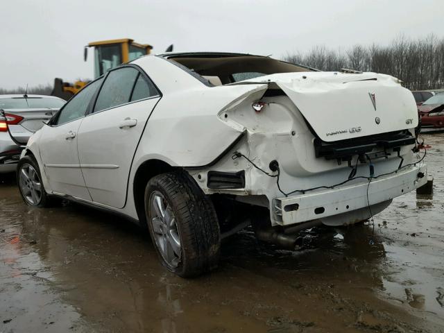 1G2ZH58N374264821 - 2007 PONTIAC G6 GT WHITE photo 3