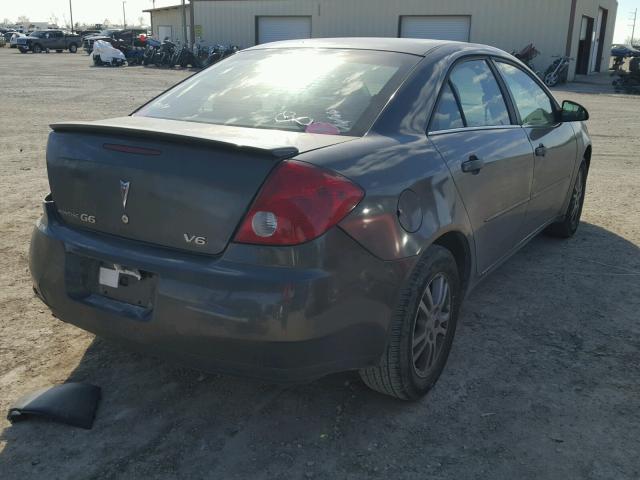 1G2ZG558264135467 - 2006 PONTIAC G6 SE1 CHARCOAL photo 4