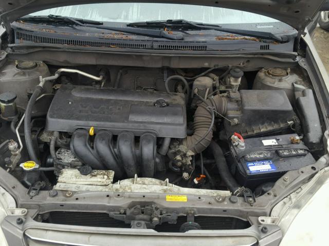 1NXBR32E24Z232439 - 2004 TOYOTA COROLLA CE GRAY photo 7