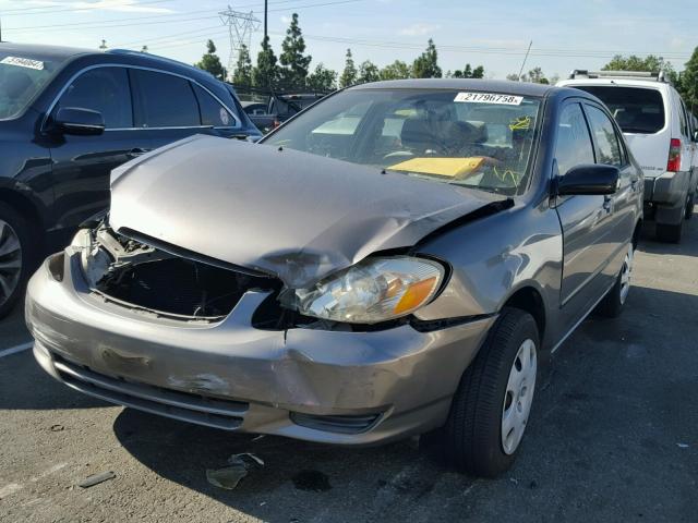 1NXBR32E54Z270389 - 2004 TOYOTA COROLLA CE GRAY photo 2