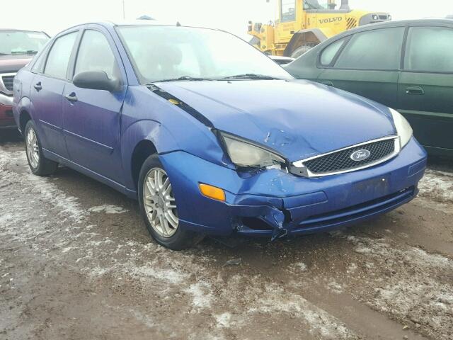 1FAFP34N85W266597 - 2005 FORD FOCUS ZX4 BLUE photo 1