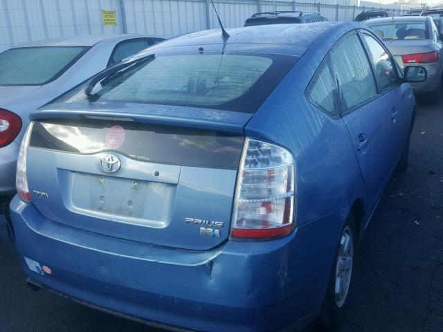 JTDKB20U077674619 - 2007 TOYOTA PRIUS BLUE photo 4