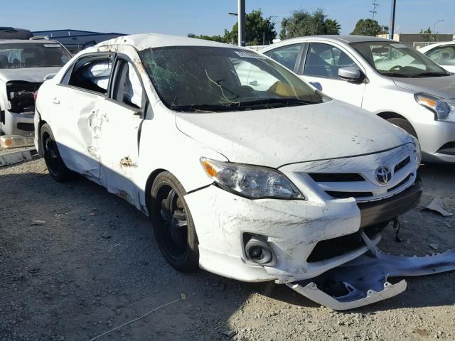 2T1BU4EE2CC790758 - 2012 TOYOTA COROLLA BA WHITE photo 1