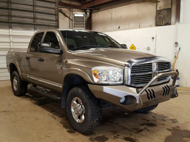 3D3KS28A77G782600 - 2007 DODGE RAM 2500 S TAN photo 1