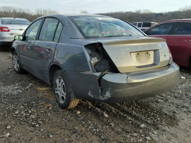 1G8AJ52F64Z157365 - 2004 SATURN ION LEVEL GRAY photo 3