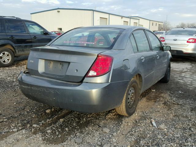 1G8AJ52F64Z157365 - 2004 SATURN ION LEVEL GRAY photo 4