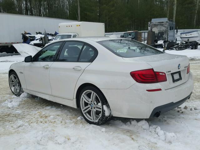 WBAFU7C56DDU74867 - 2013 BMW 535 XI WHITE photo 3