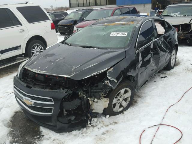 1G11B5SA1DF318643 - 2013 CHEVROLET MALIBU LS შავი ფოტო 2
