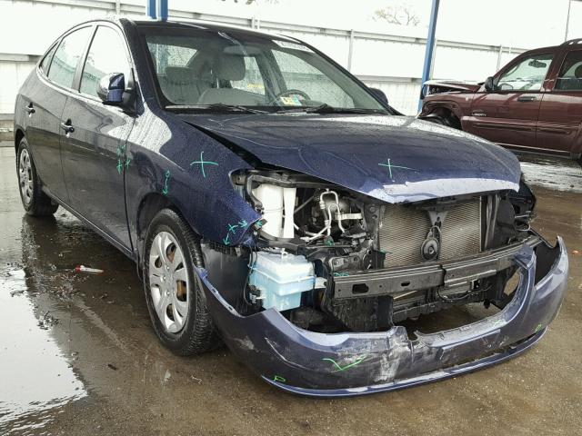 KMHDU4AD1AU019192 - 2010 HYUNDAI ELANTRA BL BLUE photo 1