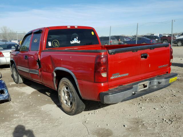 2GCEC19VX31276440 - 2003 CHEVROLET SILVERADO RED photo 3