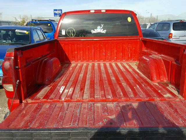 2GCEC19VX31276440 - 2003 CHEVROLET SILVERADO RED photo 6