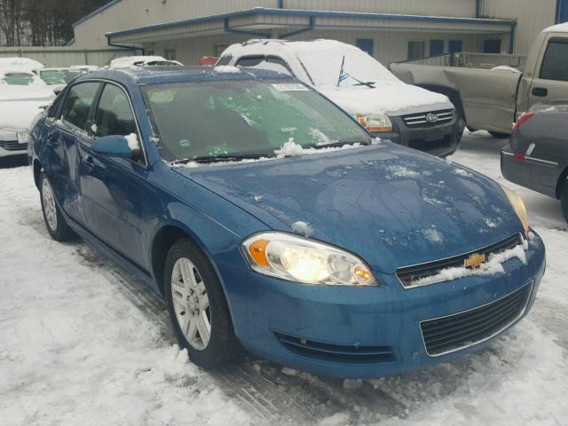 2G1WT57N891323951 - 2009 CHEVROLET IMPALA 1LT BLUE photo 1