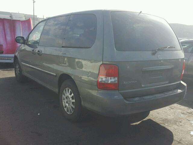 KNDUP131336479684 - 2003 KIA SEDONA EX GRAY photo 3