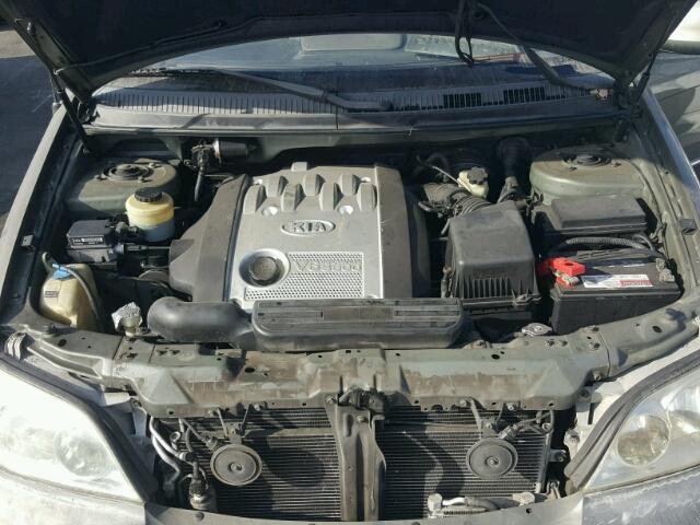 KNDUP131336479684 - 2003 KIA SEDONA EX GRAY photo 7