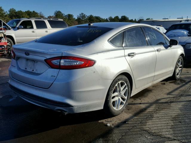 1FA6P0H7XE5359007 - 2014 FORD FUSION SE SILVER photo 4