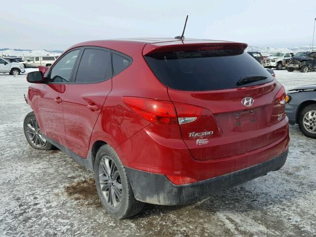 KM8JTCAF2FU098316 - 2015 HYUNDAI TUCSON GLS RED photo 3