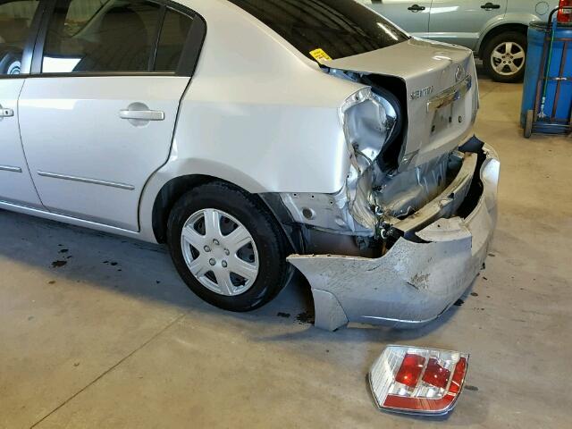 3N1AB6APXAL678114 - 2010 NISSAN SENTRA 2.0 SILVER photo 9